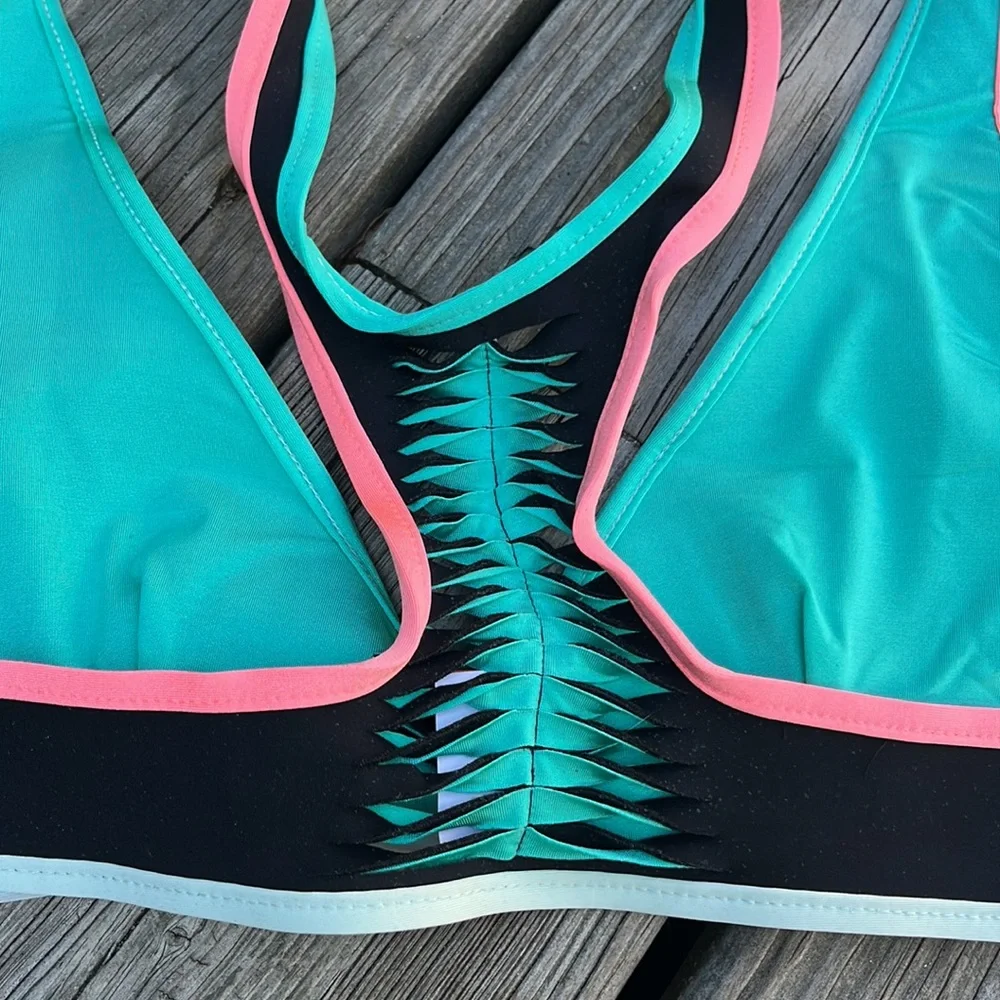 B. Swim Mixer Nova Topper Bikini Top,Medium,NWT